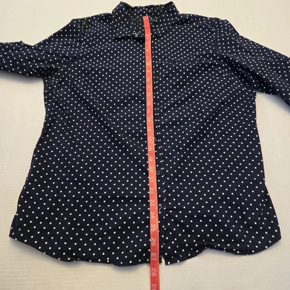 Tommy Hilfiger Relaxed Fit Mem's Polka Dot button-down shirt size XL